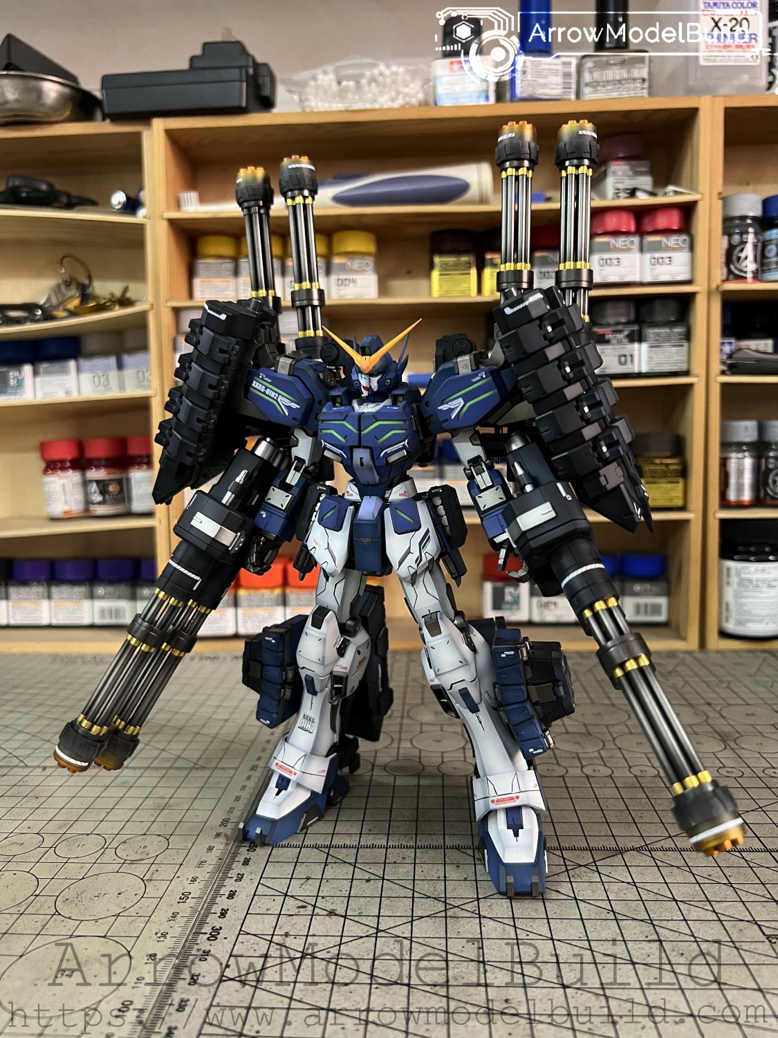 ArrowModelBuild Heavyarms Gundam (Shaping) EW ver Built & Painted 1/100 Model Kit