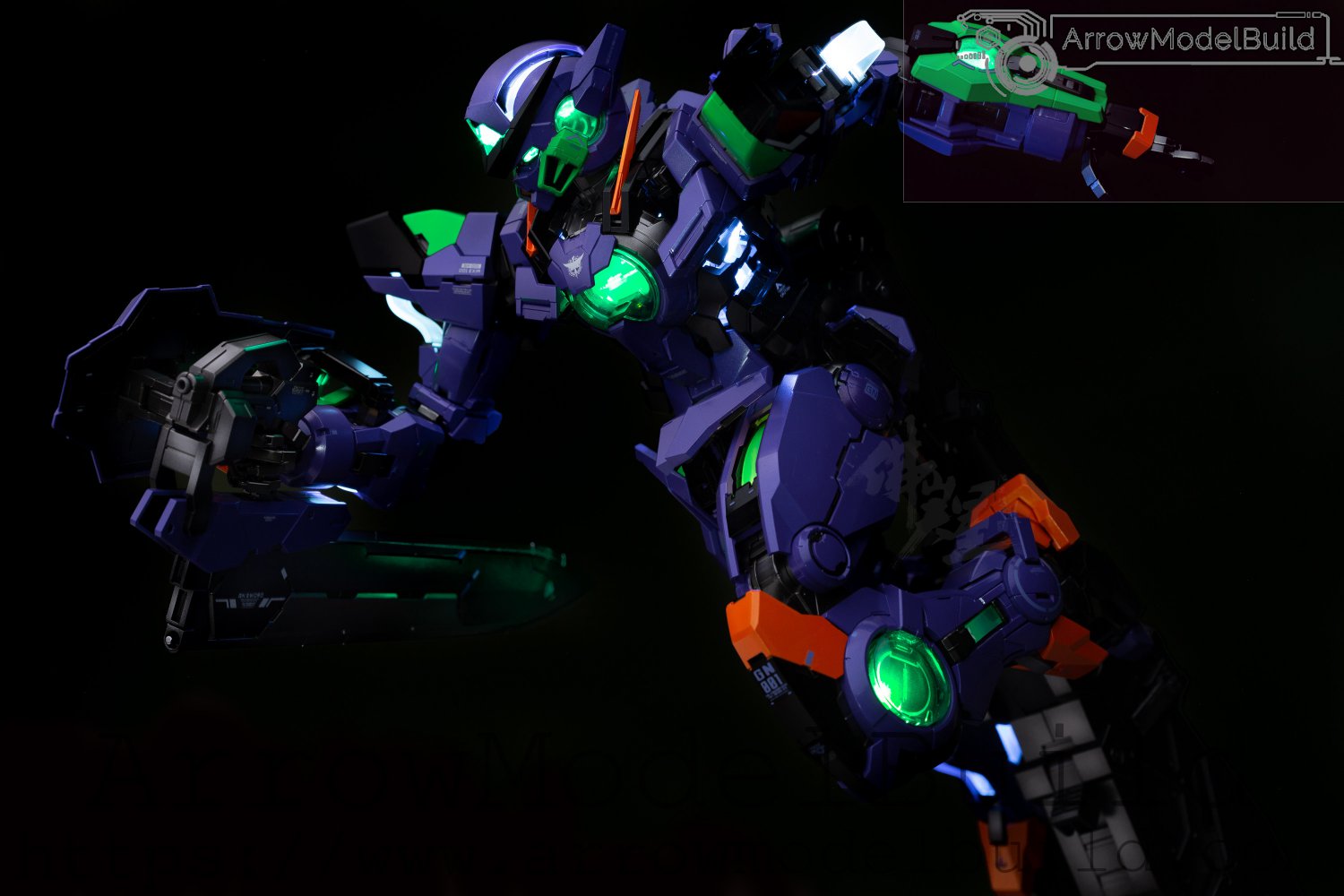 ArrowModelBuild Exia Gundam (Custom Color) Built & Painted PG 1/60 Model Kit