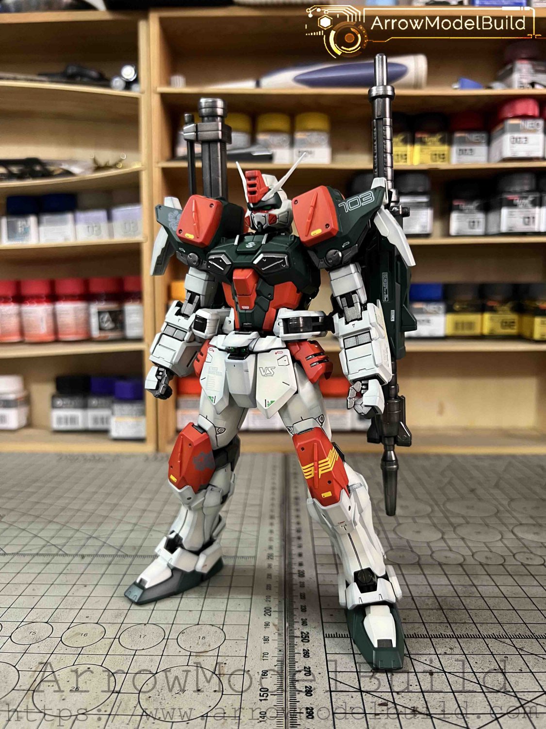 ArrowModelBuild Duel Gundam Assault Shroud (Shaping 2.0) Built & Painted MG 1/100 Model Kit