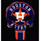Houston Astros Skull Banner Team Flag 3x5 ft