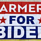 Joe Biden Flag 2024 Farmers For Biden Block Harris USA Sign Poster 3x5ft