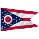 Ohio State Polyester Flag - Ohio OH State Flag Polyester with Brass Grommets 3X5Ft Banner USA