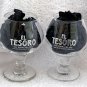 2 New El Tesoro Tequila De Don Felipe 6 oz Stemmed Snifter Cocktail Glasses