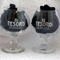 2 New El Tesoro Tequila De Don Felipe 6 oz Stemmed Snifter Cocktail Glasses