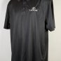 Lexus Polo Mens Large Black Embroidered 100% Polyester