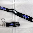 New Ford Logo Lanyard with Detachable Key or ID Badge Holder