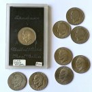 Eisenhower Dollar Coins 1973 Proof 1971 1972 1978 1776 - 1976 Lot of 9 Eisenhower Dollar Coins 1973 Proof 1971 1972 1978 1776 - 1976 Lot of 9