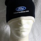 Ford ThinkFordNow.com Beanie embroidered blue white