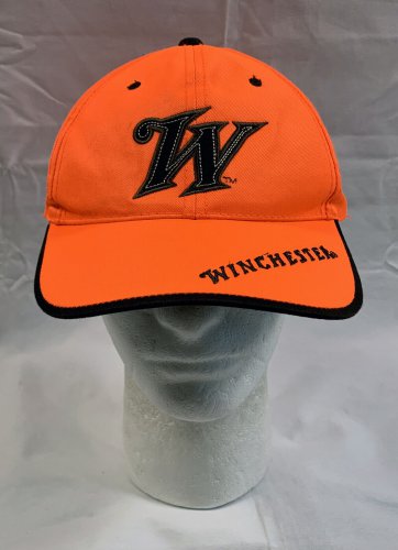 Winchester Firearms Baseball Hat Bright Orange Guns Adjustable Embroidered