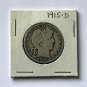 1915 D Barber Half Dollar