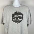 Lift Bridge Brewing Co T Shirt Mens 2XL Canoe Logo