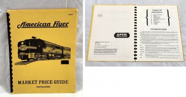 American Flyer Model Train Market Price Guide Postwar Edition 1985