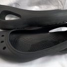 Crocs Slip on Casual Ballet Flat Womens Size 10 Black Rubber Comfort