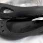 Crocs Slip on Casual Ballet Flat Womens Size 10 Black Rubber Comfort