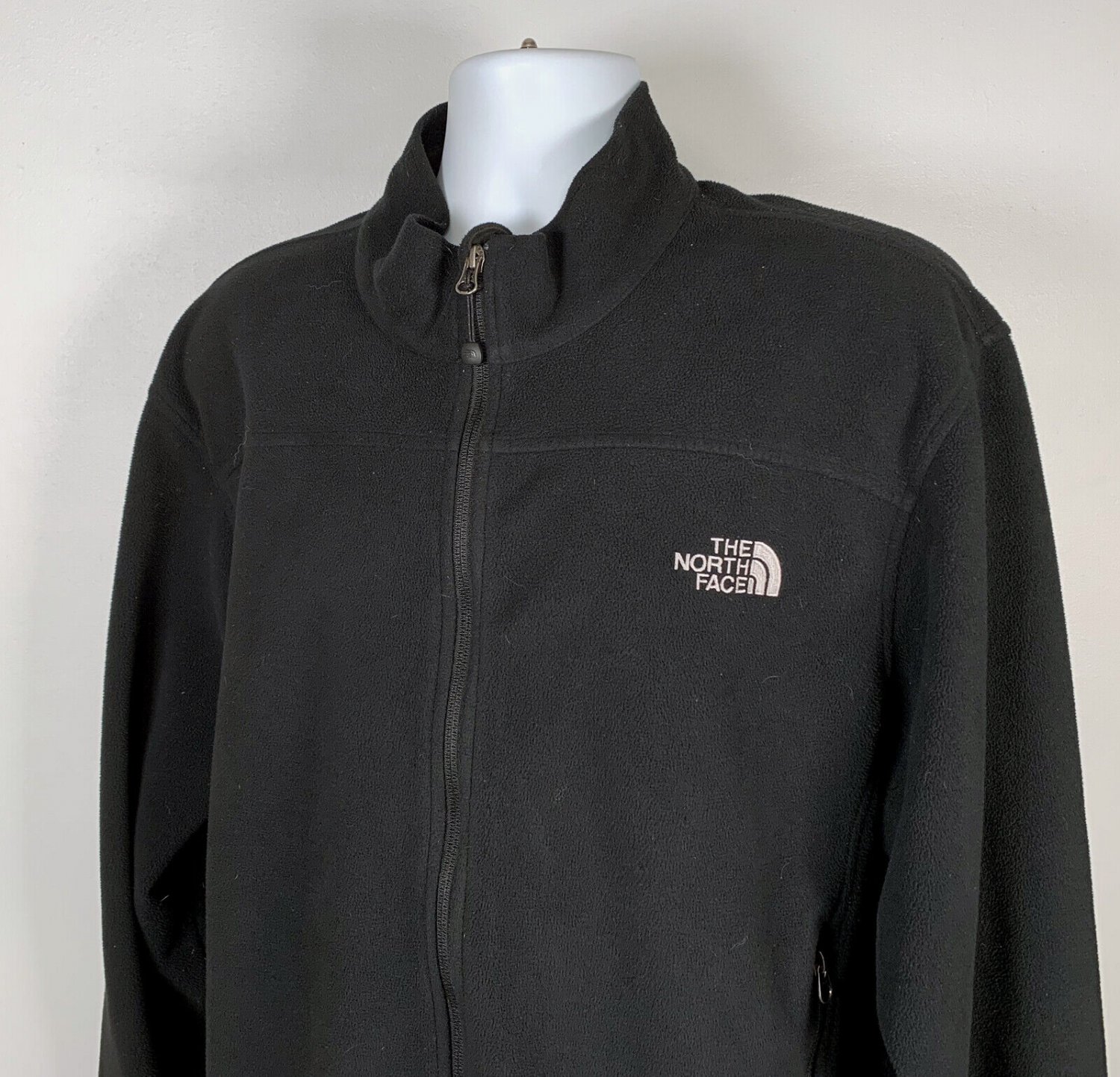 The North Face Windwall Soft Shell Fleece Jacket Black Mens Size XL