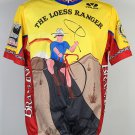BRAN Bike Ride Across Nebraska Bicycle Bike Jersey Club Size Mens XL 3/4 zip BRAN Bike Ride Across Nebraska Bicycle Bike Jersey Club Size Mens XL 3/4 zip