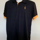 Embroidered Giraffe Logo Polo Shirt Mens XL Blue #3 Patch Embroidered Giraffe Logo Polo Shirt Mens XL Blue #3 Patch