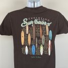 Duck Co Evolution of the Surfboard So Cal T Shirt Mens Small Duck Co Evolution of the Surfboard So Cal T Shirt Mens Small