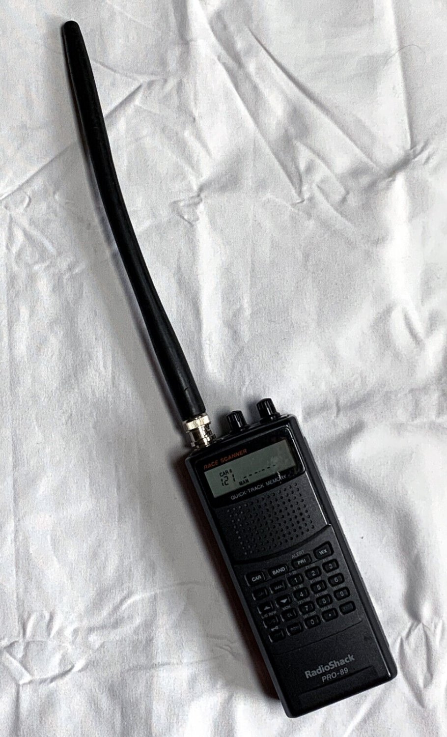 RadioShack PRO89 200 Channel Handheld Race Scanner VHF Air UHF 800 MHz