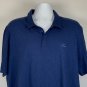 NWT Life is Good Classic Fit Polo Shirt Mens XL Blue 100% Cotton