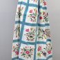 Womens Handmade Cotton Kitchen Apron Half Waist Tulips Strawberries Floral