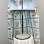 Womens Handmade Cotton Kitchen Apron Half Waist Tulips Strawberries Floral