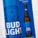 Bud Light Beer Famous Among Friends Metal Tin Wall Sign 11.75" x 7.75"