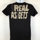 Chipolte Restaurant As Real As it Gets T Shirt Mens Unisex Small