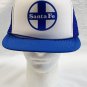 Sante Fe Railway Trucker Snapback Baseball Hat Foam Front Blue White