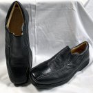 Florsheim Men Black Leather Sheepskin Lining 18423 Loafer Shoes 12M Made Brazil