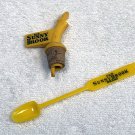 Old Sunny Brook Brand Whiskey Plastic Swizzle Stir Stick Spoon & Bottle Pour Old Sunny Brook Brand Whiskey Plastic Swizzle Stir Stick Spoon & Bottle Pour