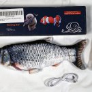 Flippity Fish Pet Cat Dog Toy Interactive Motion Activated Rechargeable USB Plug