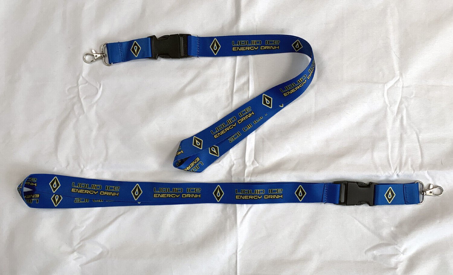 2 Liquid Ice Energy Drink Lanyards