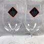 2 New Riedel Tyrol Crystal Stemmed Wine Etched Glasses 12 oz Made in Germany