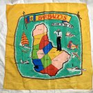 Barbados Island in the Sun Scarf 31" x 30"  Nylon St George Bridgetown Colorful