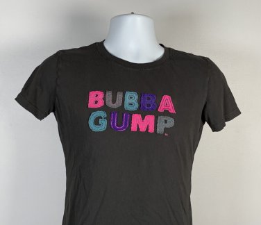Bubba Gump Raised Logo T Shirt Womens Juniors Large