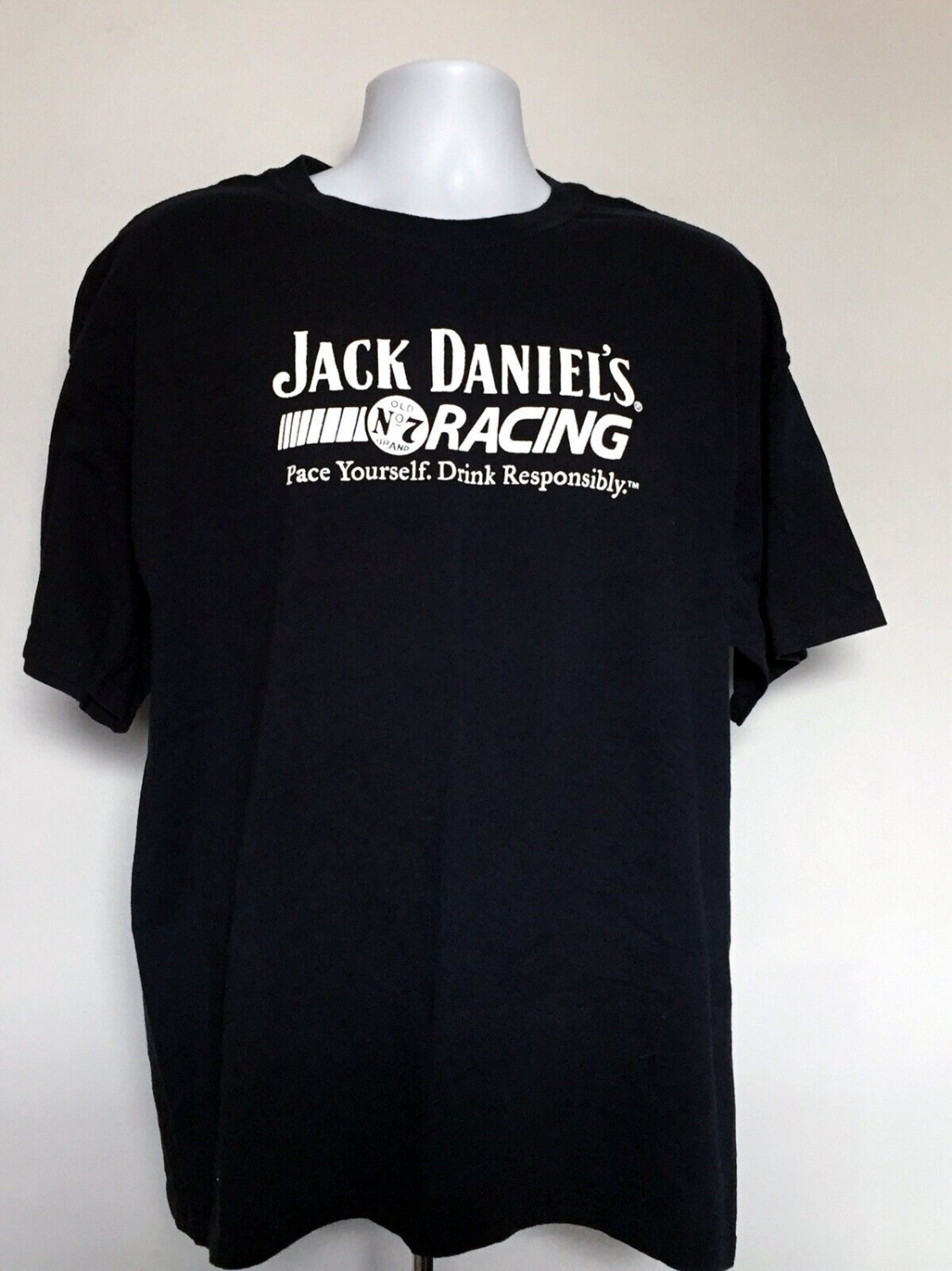 Jack Daniel's Whiskey Racing T Shirt Mens XL Pace Yourself drink ...