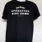 Jack Daniel's Whiskey Operation Ride Home T Shirt Mens Large Black Cotton