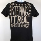 Chipolte Restaurant Keeping it Real Ingredient Wise T Shirt Mens Unisex Small Chipolte Restaurant Keeping it Real Ingredient Wise T Shirt Mens Unisex Small