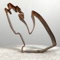 Howling Coyote Copper Metal Cookie Cutter 5.25"  x  3.25"