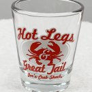 New Joe's Crab Shack Hot Legs & Great Tail Shot Glass 1 oz
