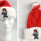 Nebraska Cornhusker Herbie Husker Pom Pom Knit Hat Mens Womens Acrylic Red White