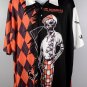Golfoholic Skull Skeleton Golfer Logo Polo Golf Shirt Mens 4XL Argyle Polyester