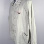 VTG Coors Light Brewing Beer Full Zip Wind Breaker Jacket Mens XL Pockets Nylon