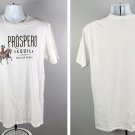 Prospero Tequila T Shirt Mens Large White Cotton Colorful Horse Logo