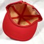 VTG CAT Caterpillar Snapback Baseball Hat Mens Embroidered Logo Patch Red USA