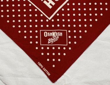 OshKosh B&acirc;��Gosh Red Polka Dot Bandana America's Brand Cotton