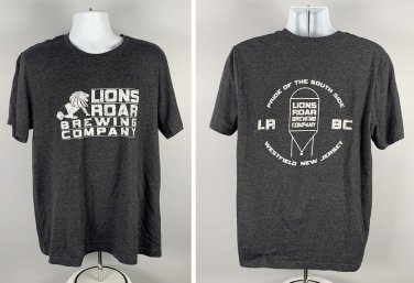 Lions Roar Brewing Co Pride of the South Side Westfield NJ Beer T Shirt Mens XL