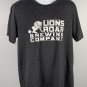 Lions Roar Brewing Co Pride of the South Side Westfield NJ Beer T Shirt Mens XL