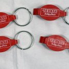 4 New Tecate Beer Bottle Openers Keychain Plastic The Gulp of Mexico Red